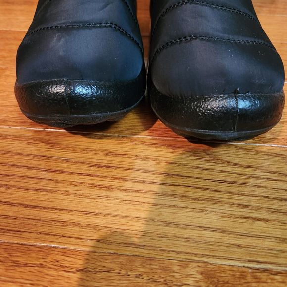 BJ Womens Slip On Zipper Quilted Boots US Size 41 Black - Picture 8 of 12